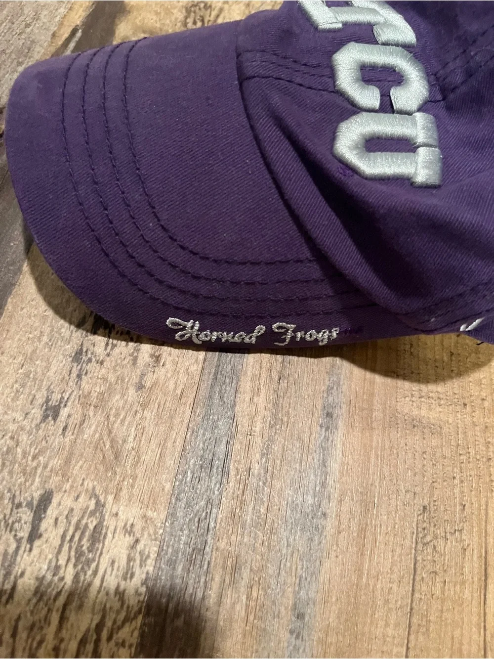 47 Kids Purple Baseball Cap with White Embroidered Logo